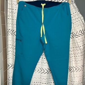 FIGS High Waisted Zamora Jogger - Teal